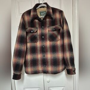 Woolrich Men's Plaid Jacket - Black and Red